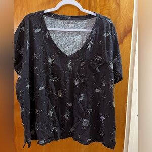 Torrid Heritage Slub V-Neck Pocket Tee size 2